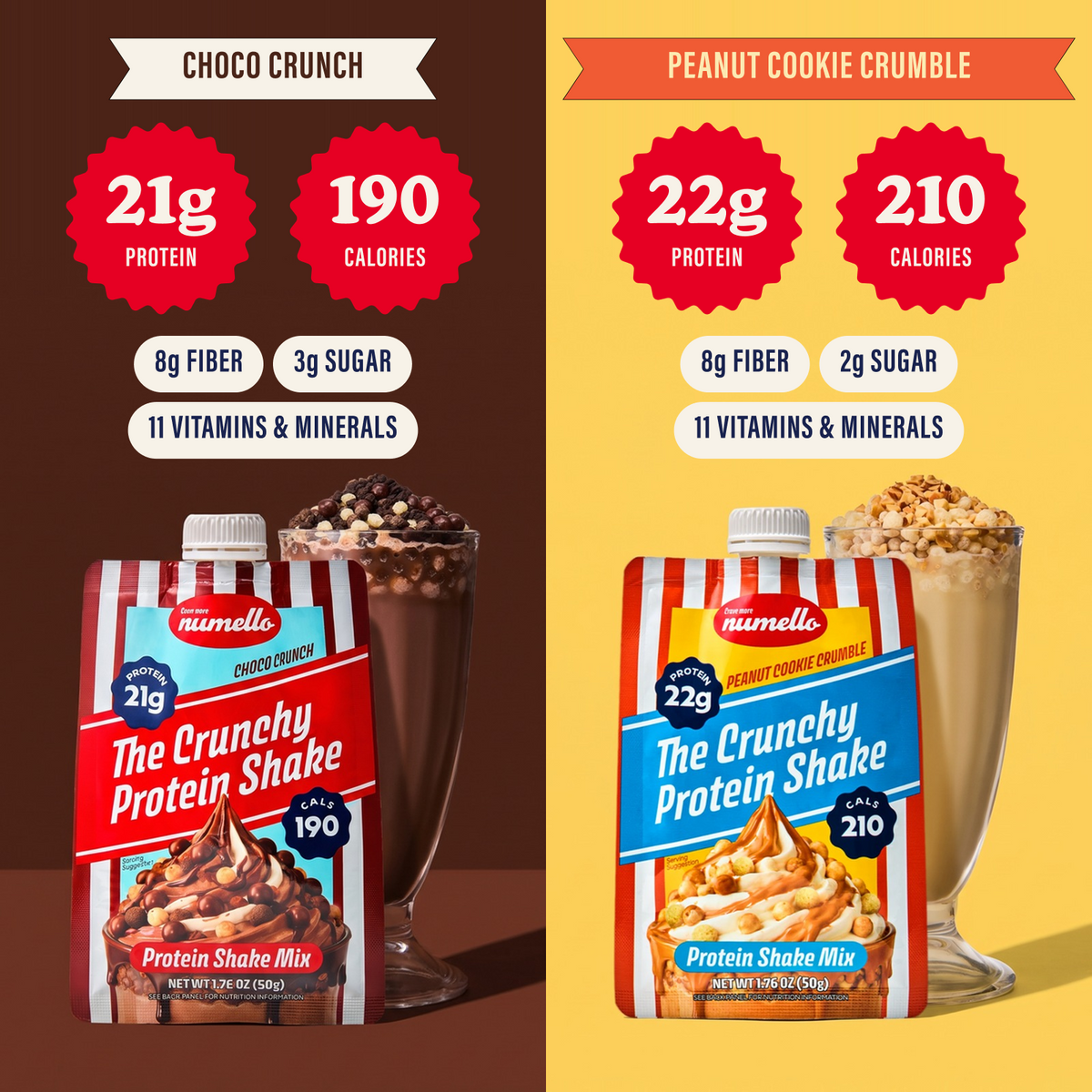 The Crunchy Protein Shake - 7 Pack